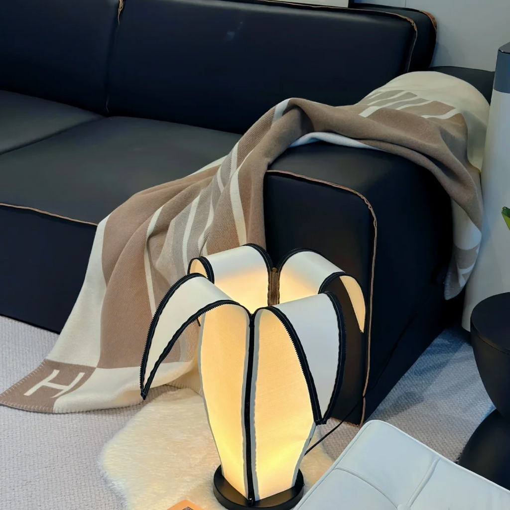 Calla Blooming Fabric Table Lamp Glowryte