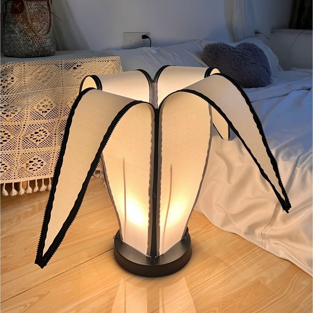 Calla Blooming Fabric Table Lamp Glowryte
