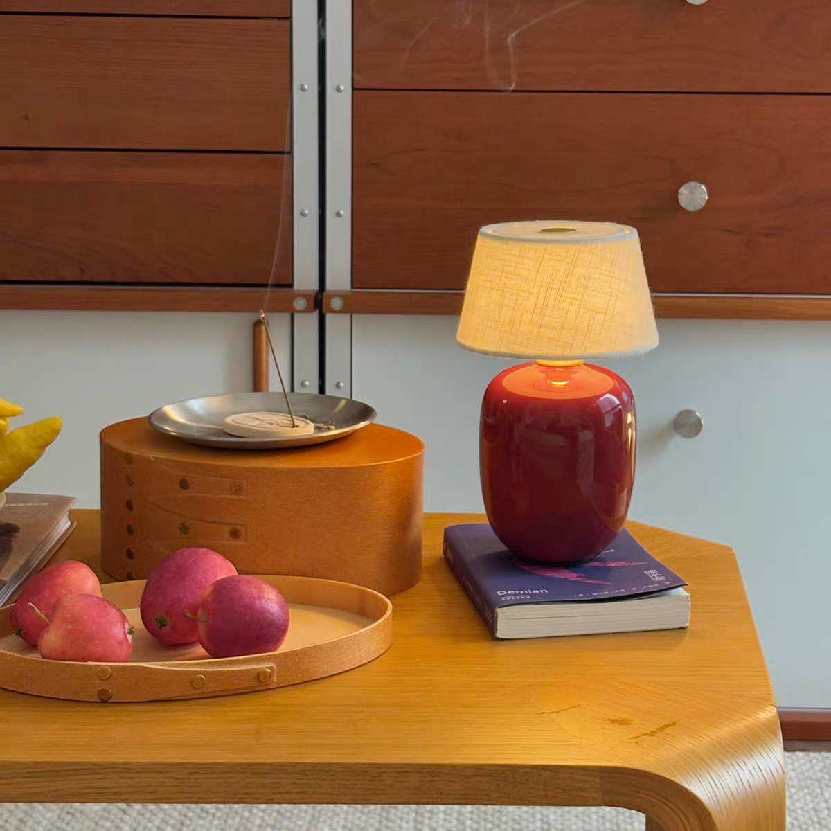 Camille Petite Ceramic Table Lamp Glowryte