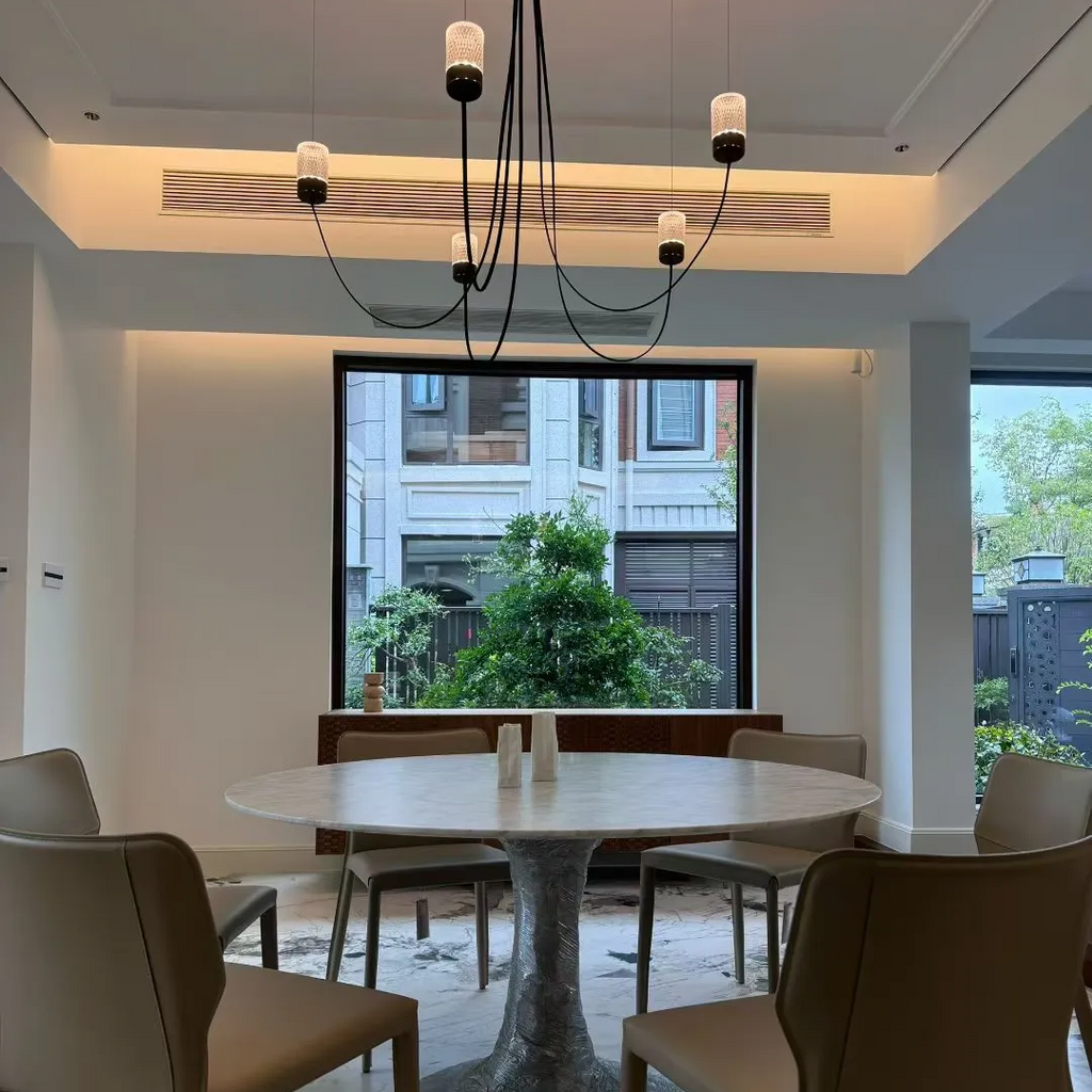 Catenary Sculptural Drape Chandelier Glowryte