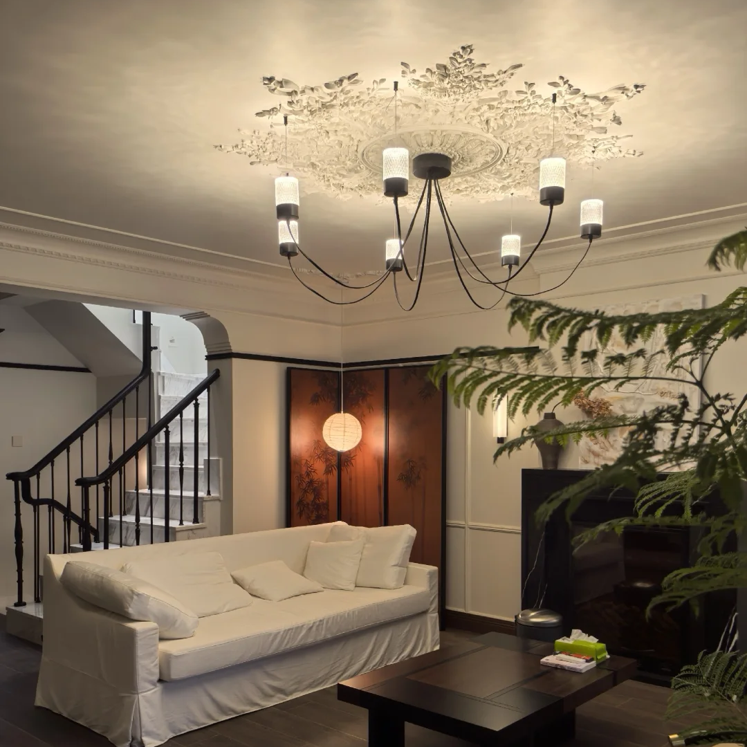 Catenary Sculptural Drape Chandelier Glowryte