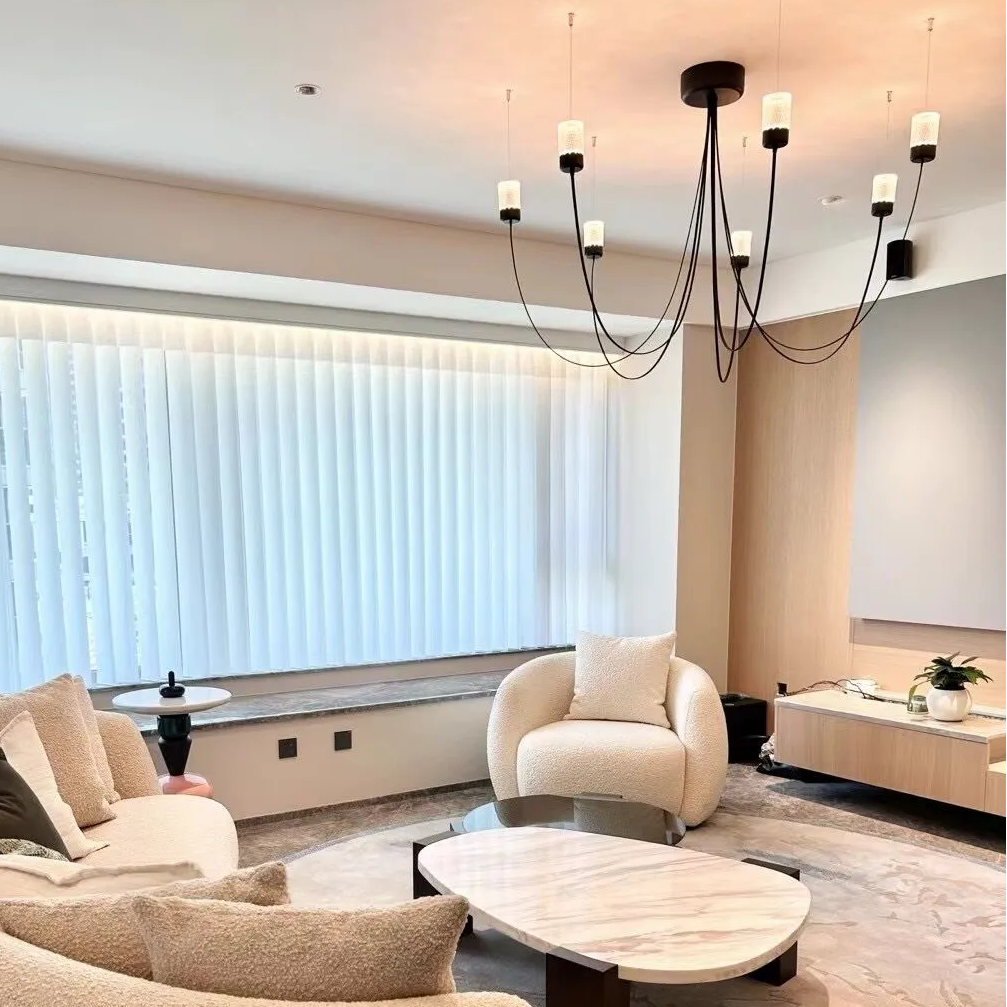 Catenary Sculptural Drape Chandelier Glowryte