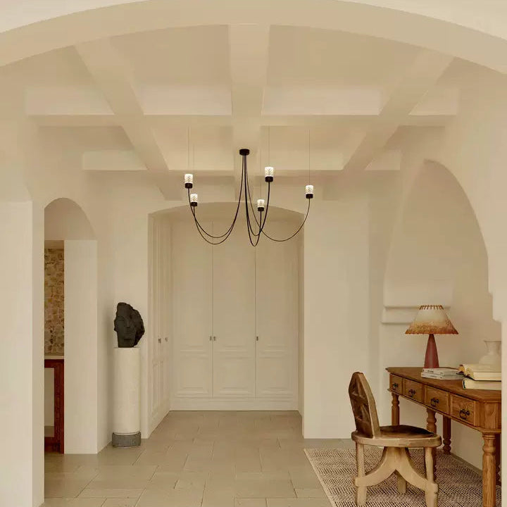 Catenary Sculptural Drape Chandelier Glowryte