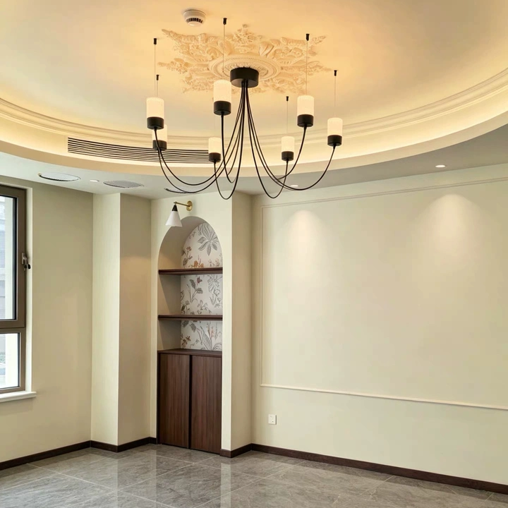 Catenary Sculptural Drape Chandelier Glowryte