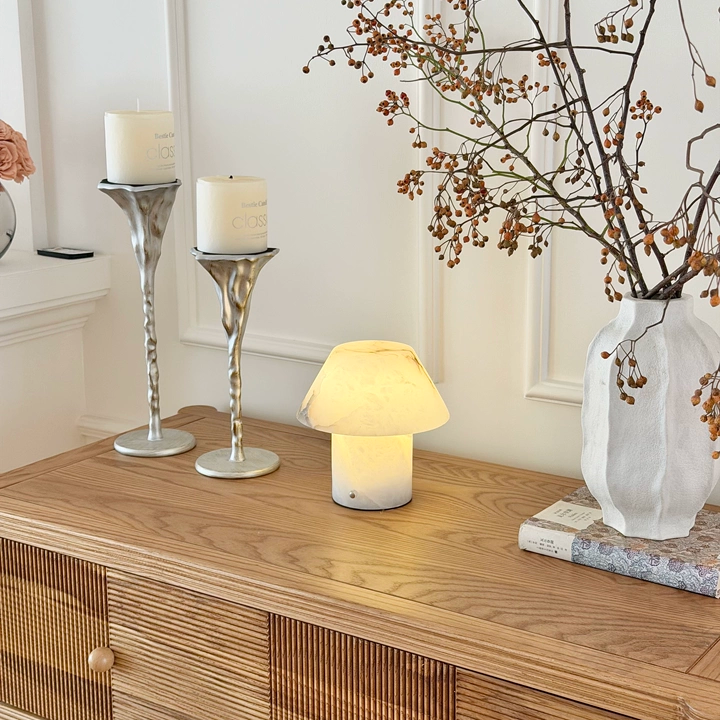 Celine Alabaster Touch Table Lamp Glowryte