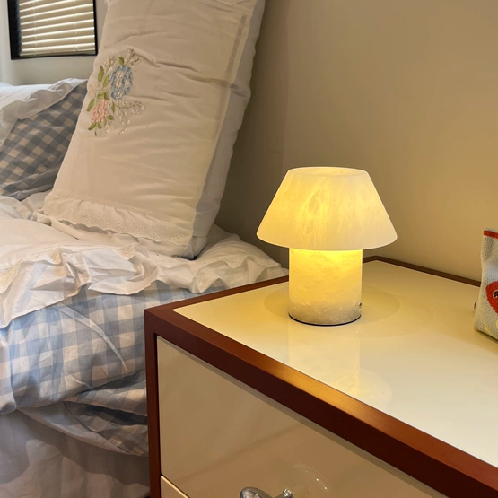 Celine Alabaster Touch Table Lamp Glowryte