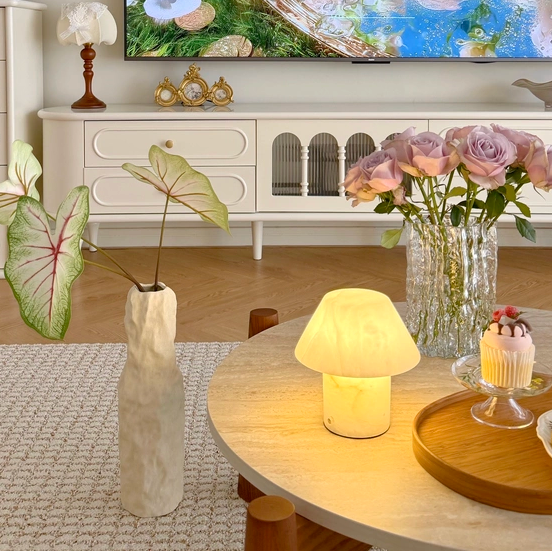 Celine Alabaster Touch Table Lamp Glowryte