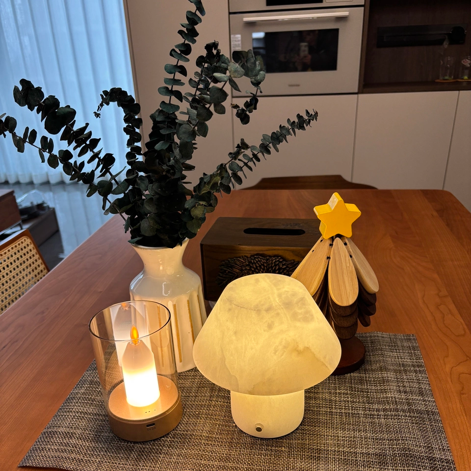 Celine Alabaster Touch Table Lamp Glowryte