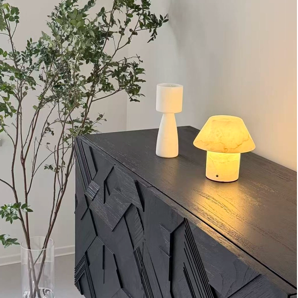Celine Alabaster Touch Table Lamp Glowryte