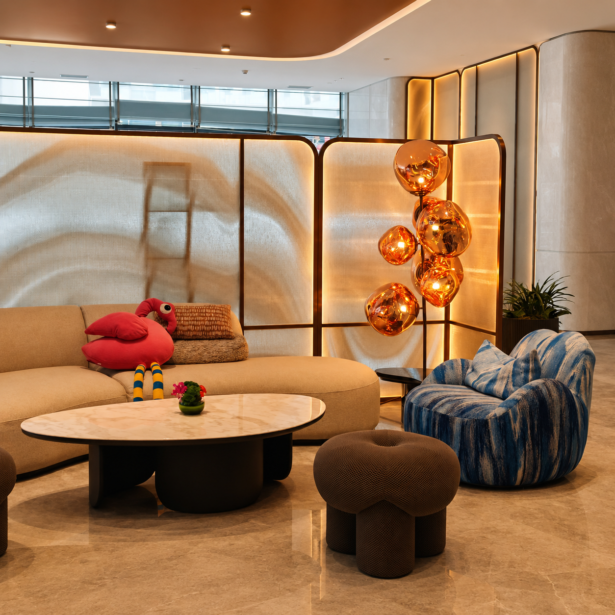 LAVA Melt Cluster Floor Lamp Glowryte