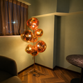 LAVA Melt Cluster Floor Lamp Dia 39.3" × H 70.8" (Dia 100 × H 180 cm) Red Glowryte