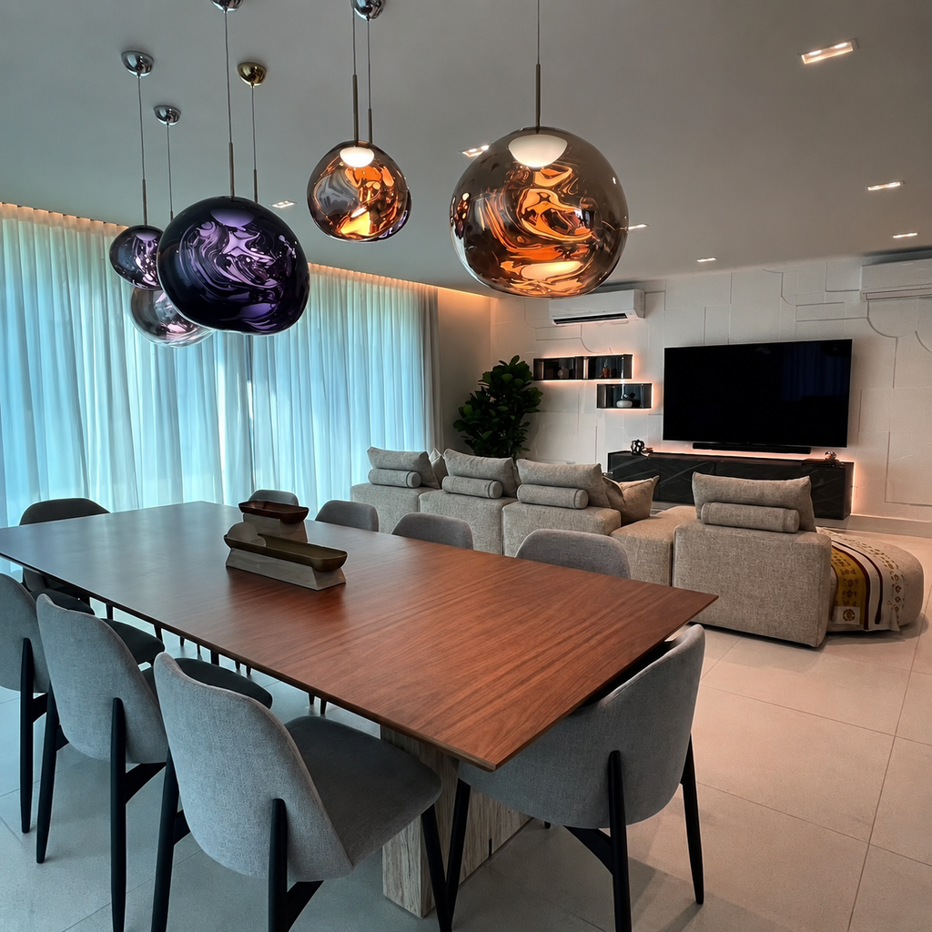 Lava Pendant Light Dia 19.6" (Dia 50 cm) Glowryte