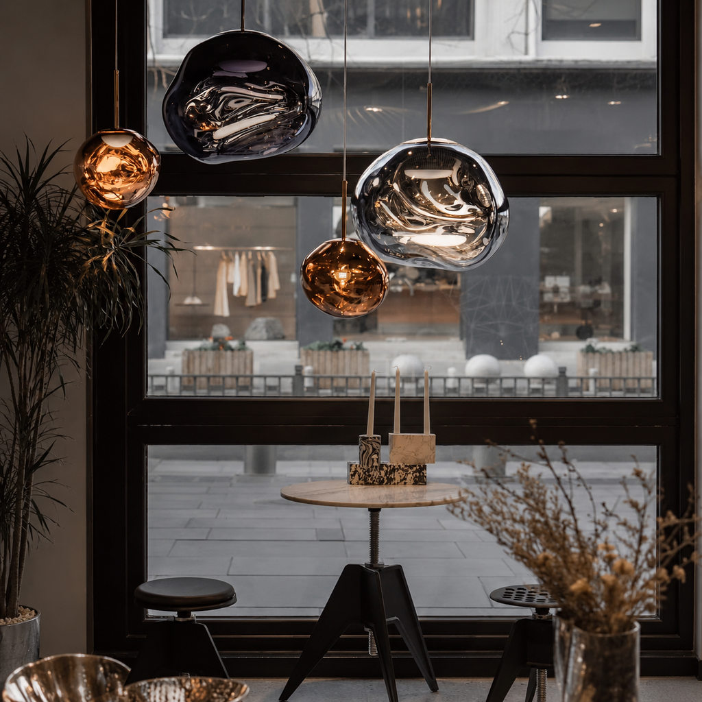 Lava Pendant Light Dia 19.6" (Dia 50 cm) Gold Glowryte