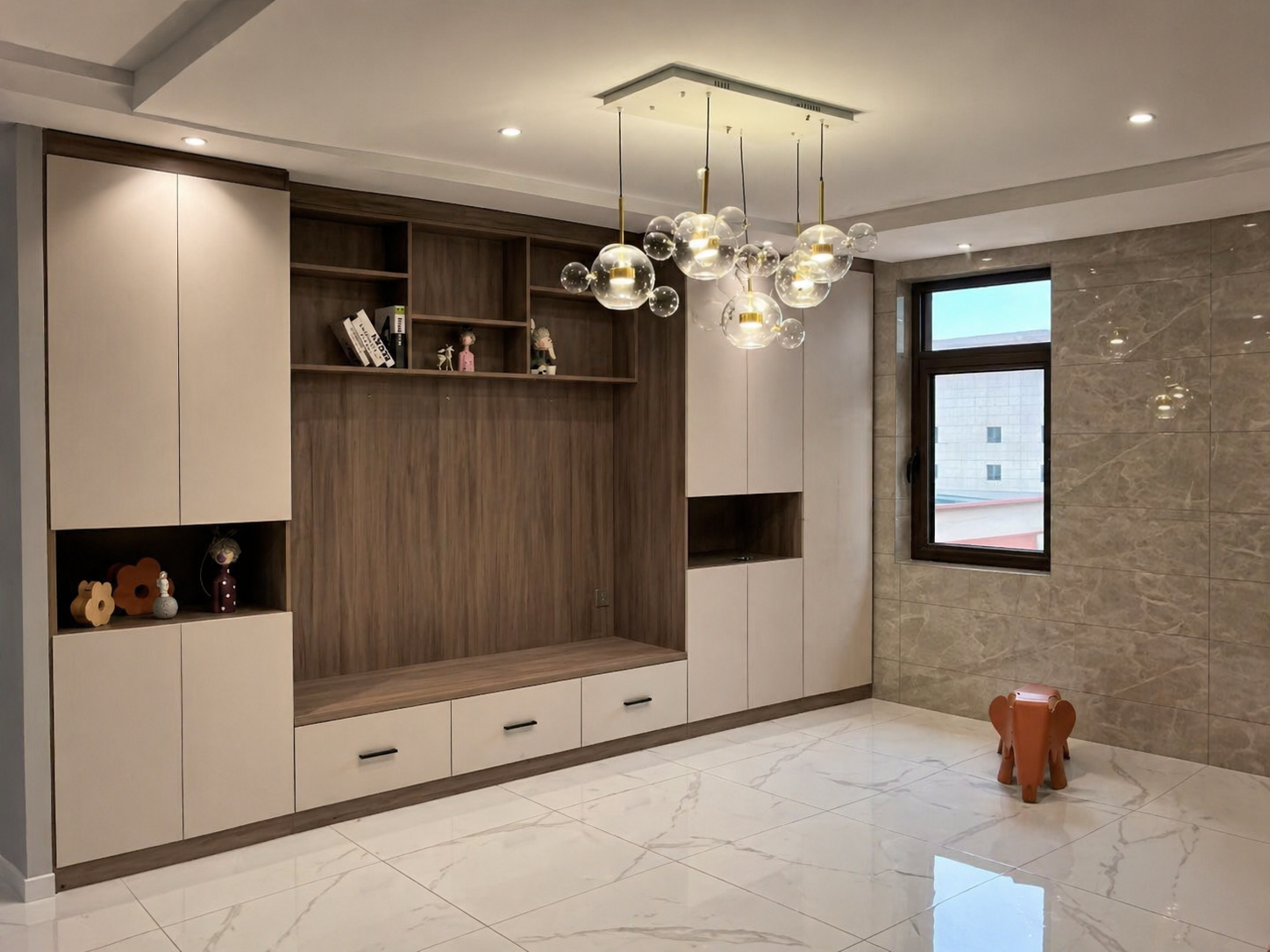 Cove Bubble Linear Chandelier Glowryte