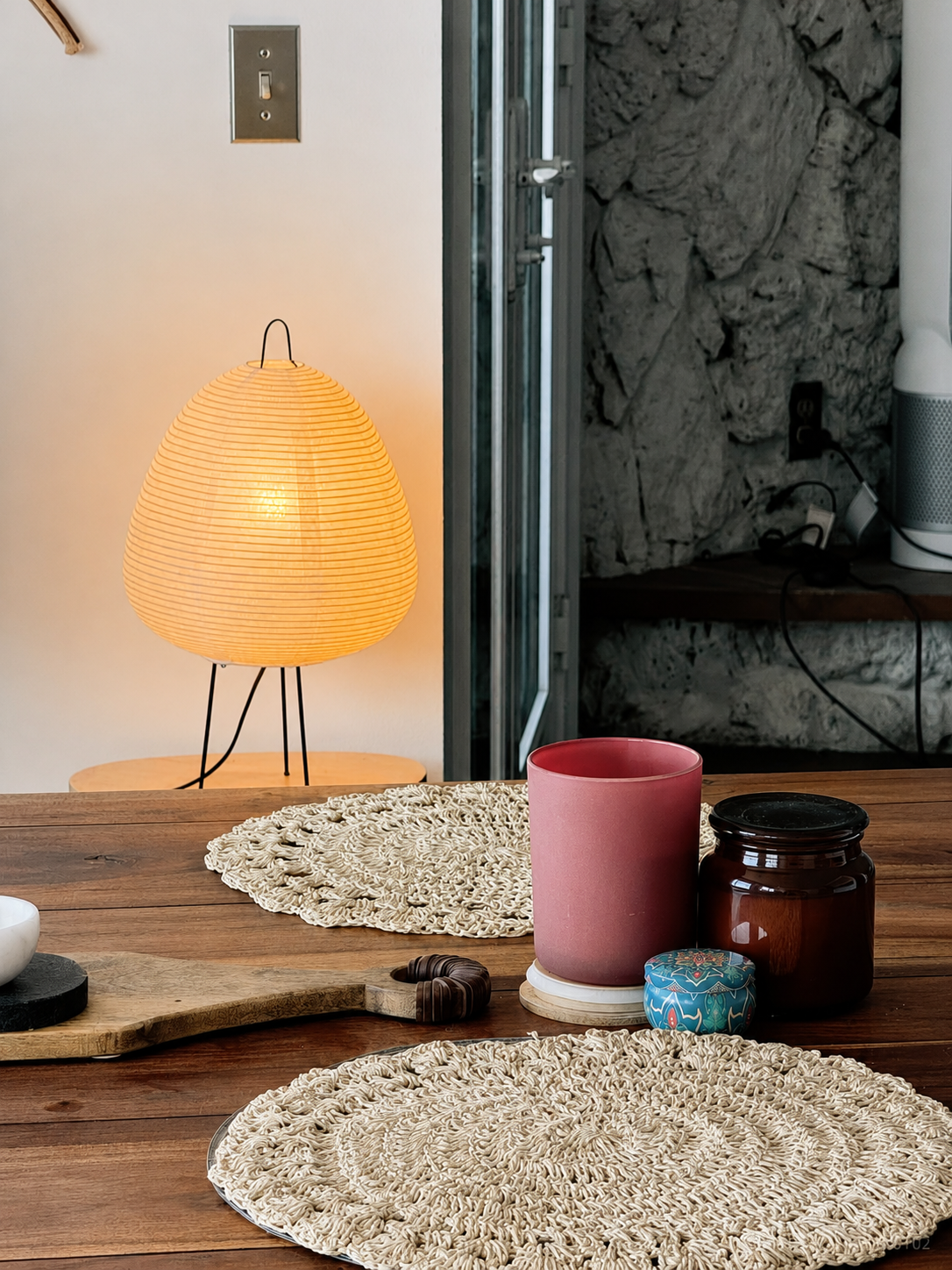 Akari Washi Table Lamp Glowryte