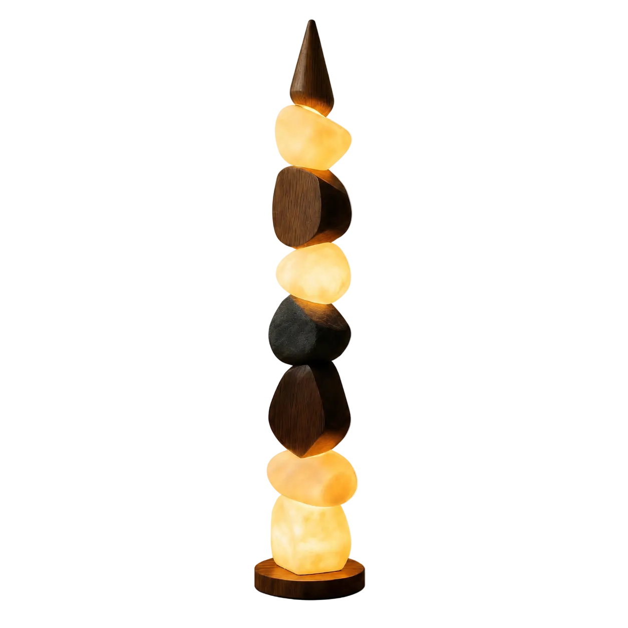 Pebble Stack Floor Lamp Glowryte