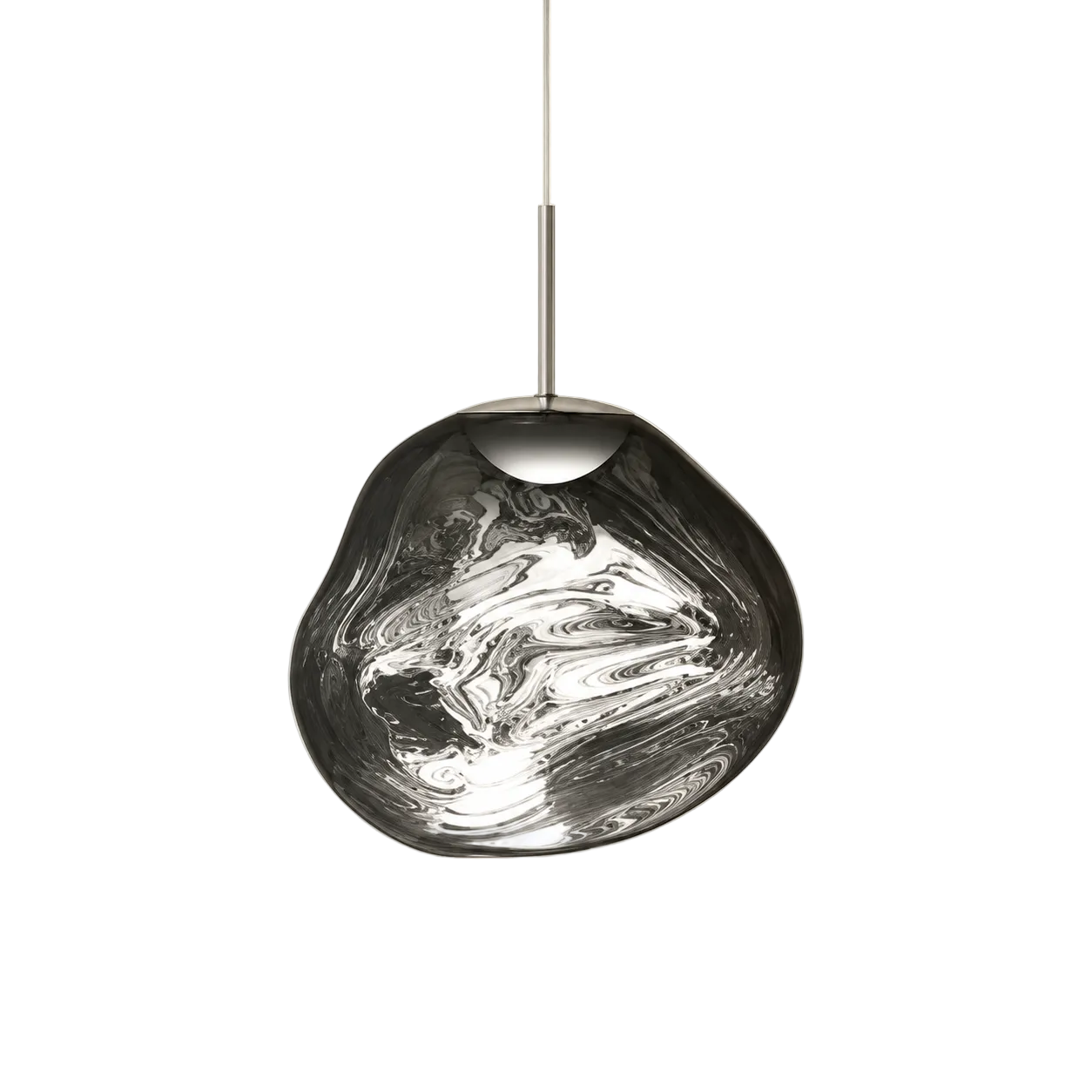Lava Pendant Light Dia 7.8" (Dia 20 cm) Smoky Gray Glowryte