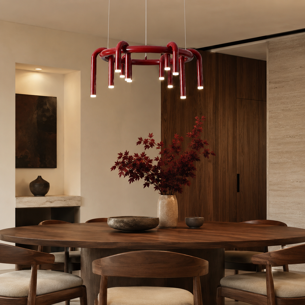 U-Loop Round Pendant Light Glowryte