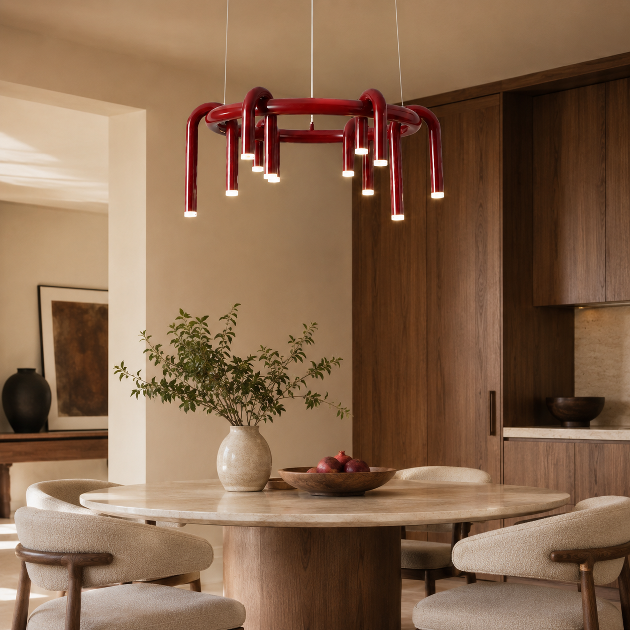 U-Loop Round Pendant Light Glowryte