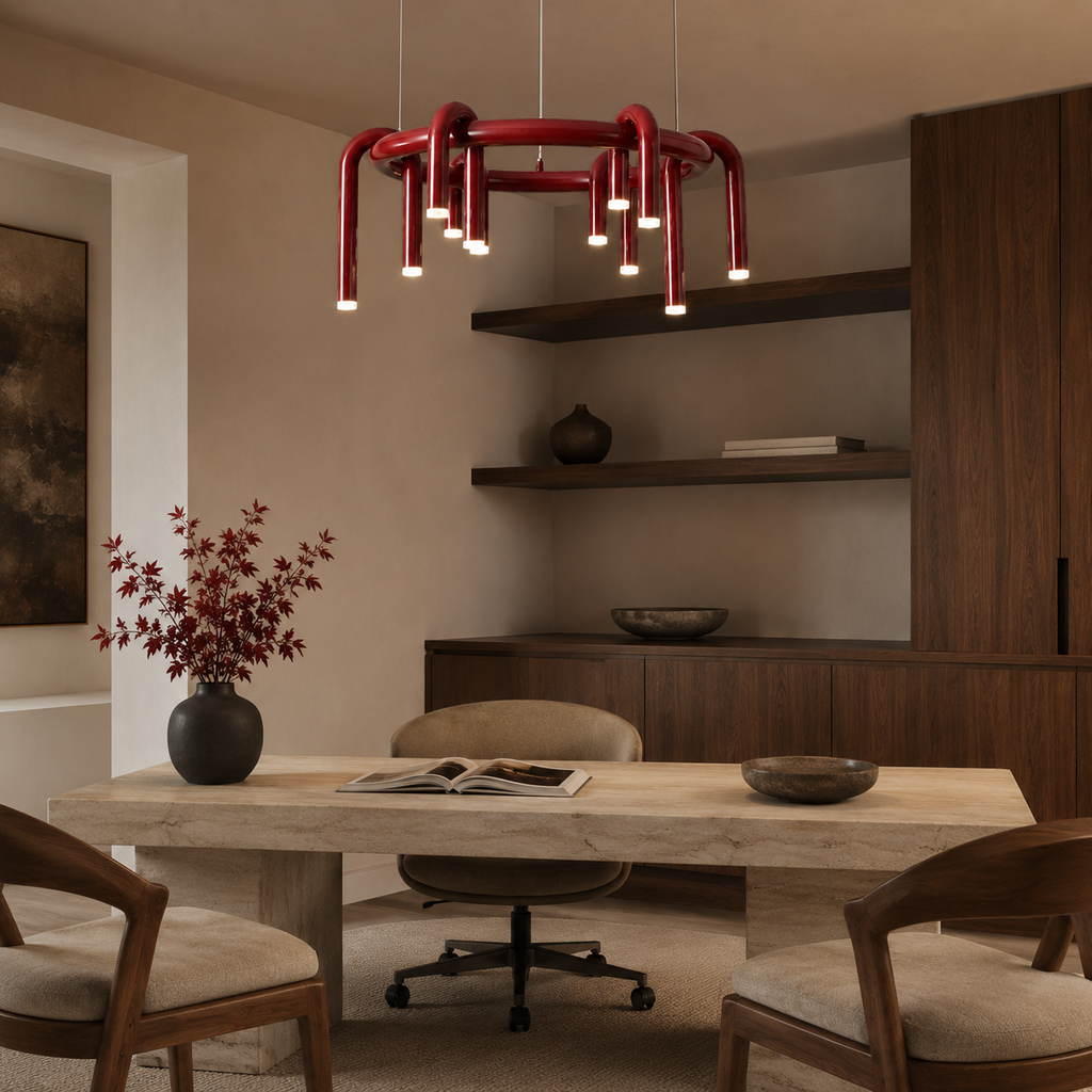 U-Loop Round Pendant Light Glowryte