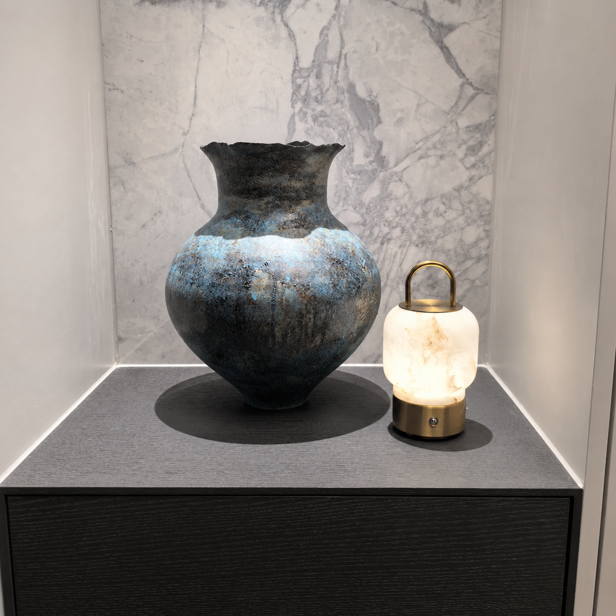 Noma Alabaster Cordless Table Lamp