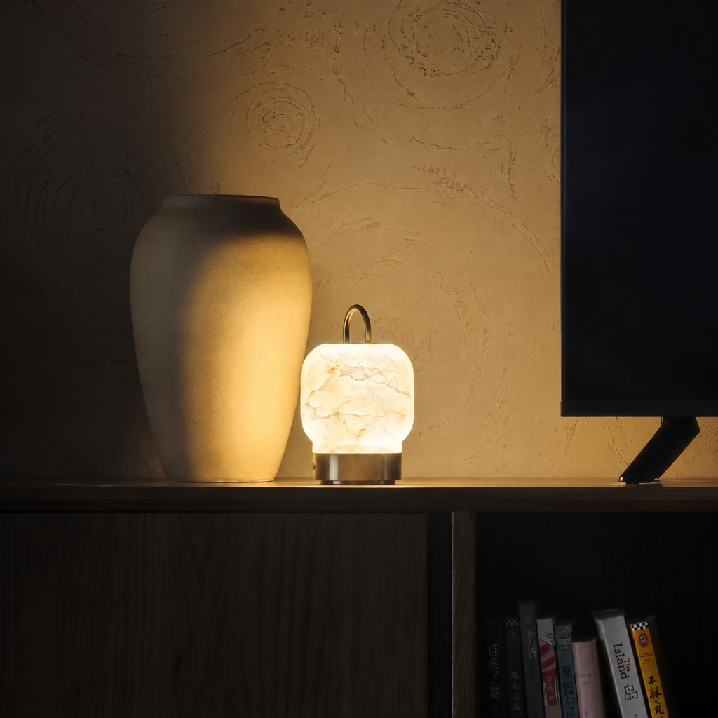 Noma Alabaster Cordless Table Lamp