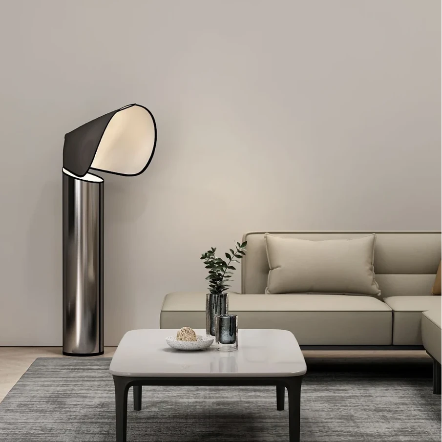 Chiara Folded Stainless Steel Lamp Glowryte