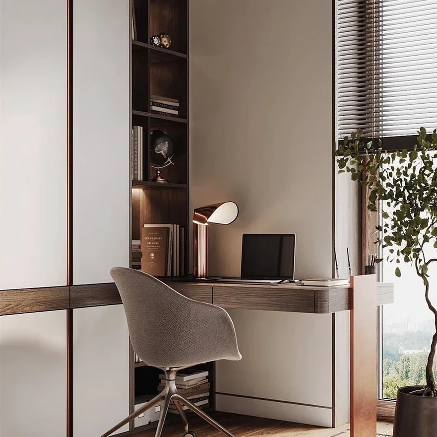 Chiara Folded Stainless Steel Lamp Glowryte