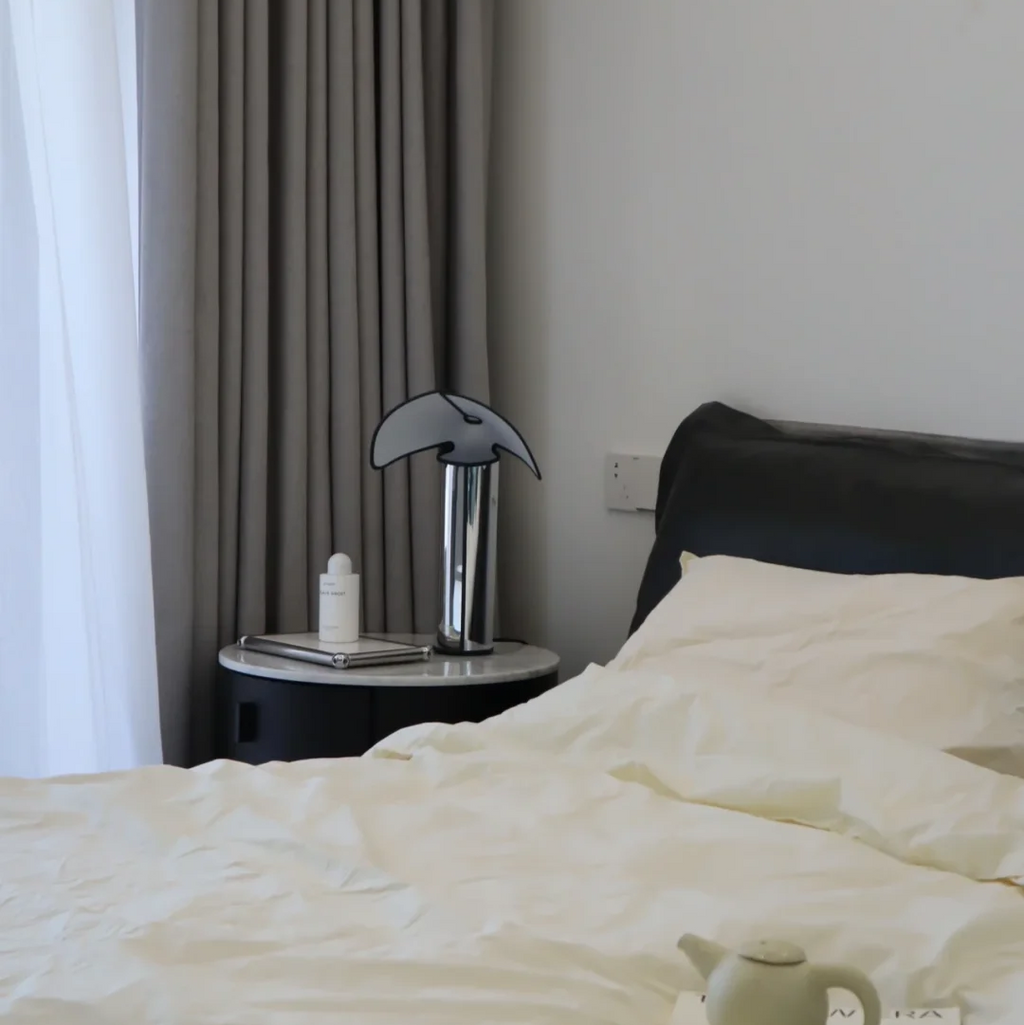 Chiara Folded Stainless Steel Lamp Glowryte