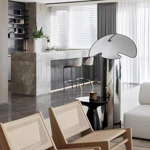 Chiara Folded Stainless Steel Lamp Glowryte