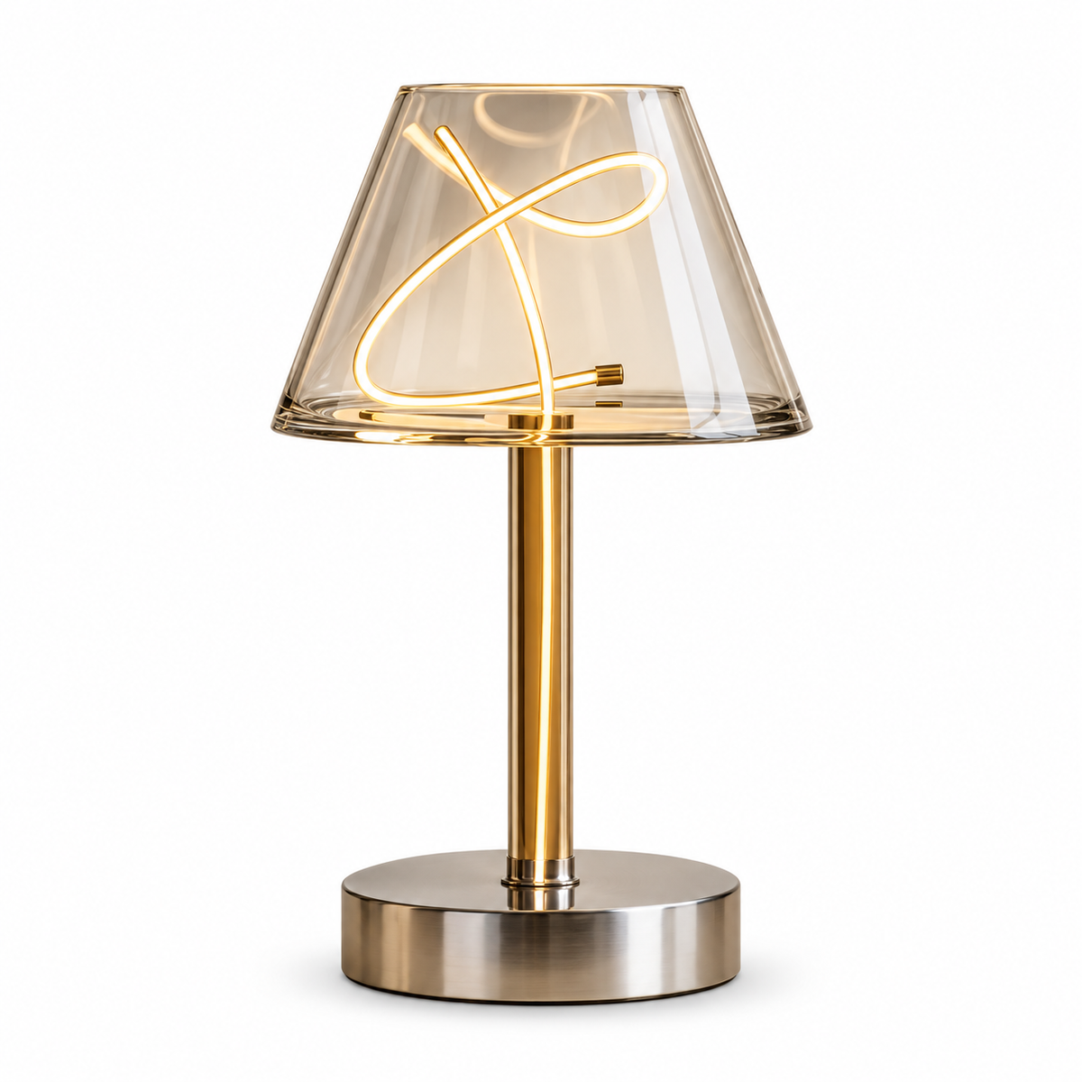 Clara Looped Filament Cordless Table Lamp Glowryte