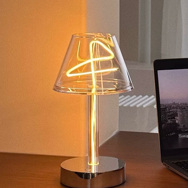 Clara Looped Filament Cordless Table Lamp Glowryte