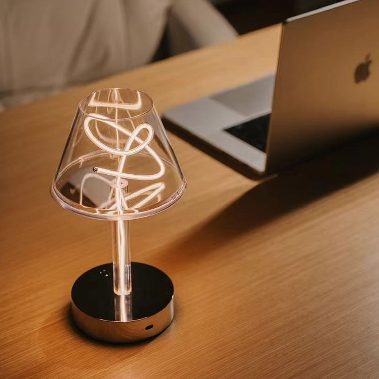Clara Looped Filament Cordless Table Lamp Glowryte