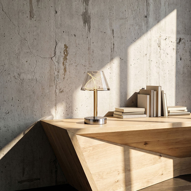 Clara Looped Filament Cordless Table Lamp Glowryte