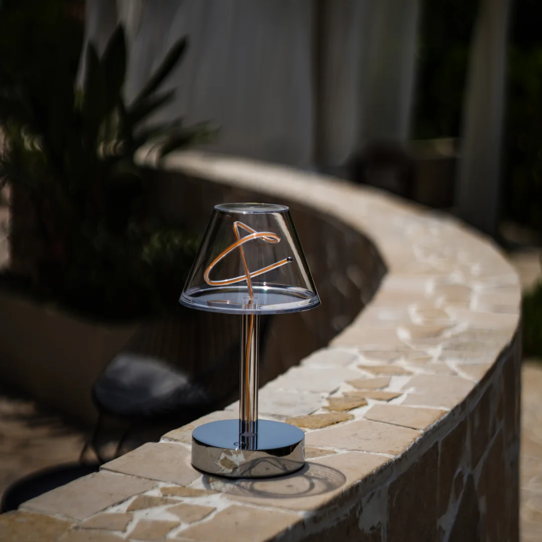 Clara Looped Filament Cordless Table Lamp Glowryte
