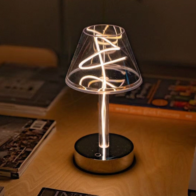 Clara Looped Filament Cordless Table Lamp Glowryte