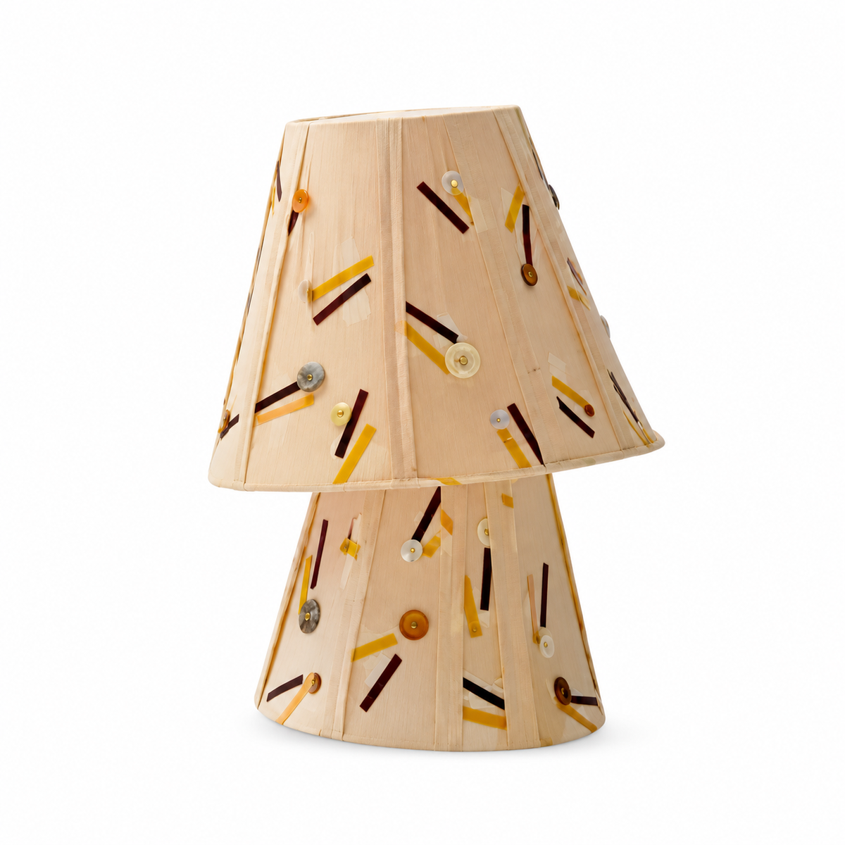Colette Embroidered Fabric Table Lamp Glowryte