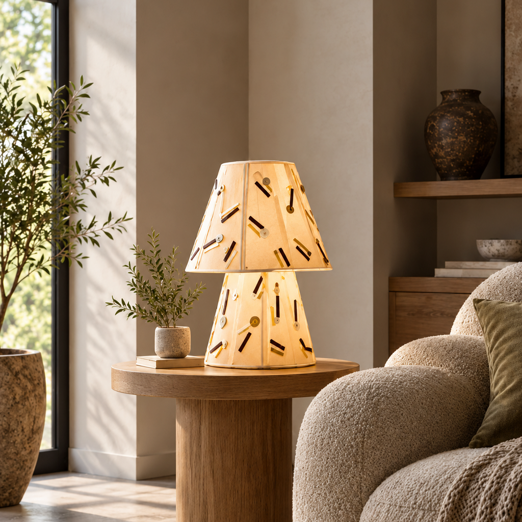 Colette Embroidered Fabric Table Lamp Glowryte