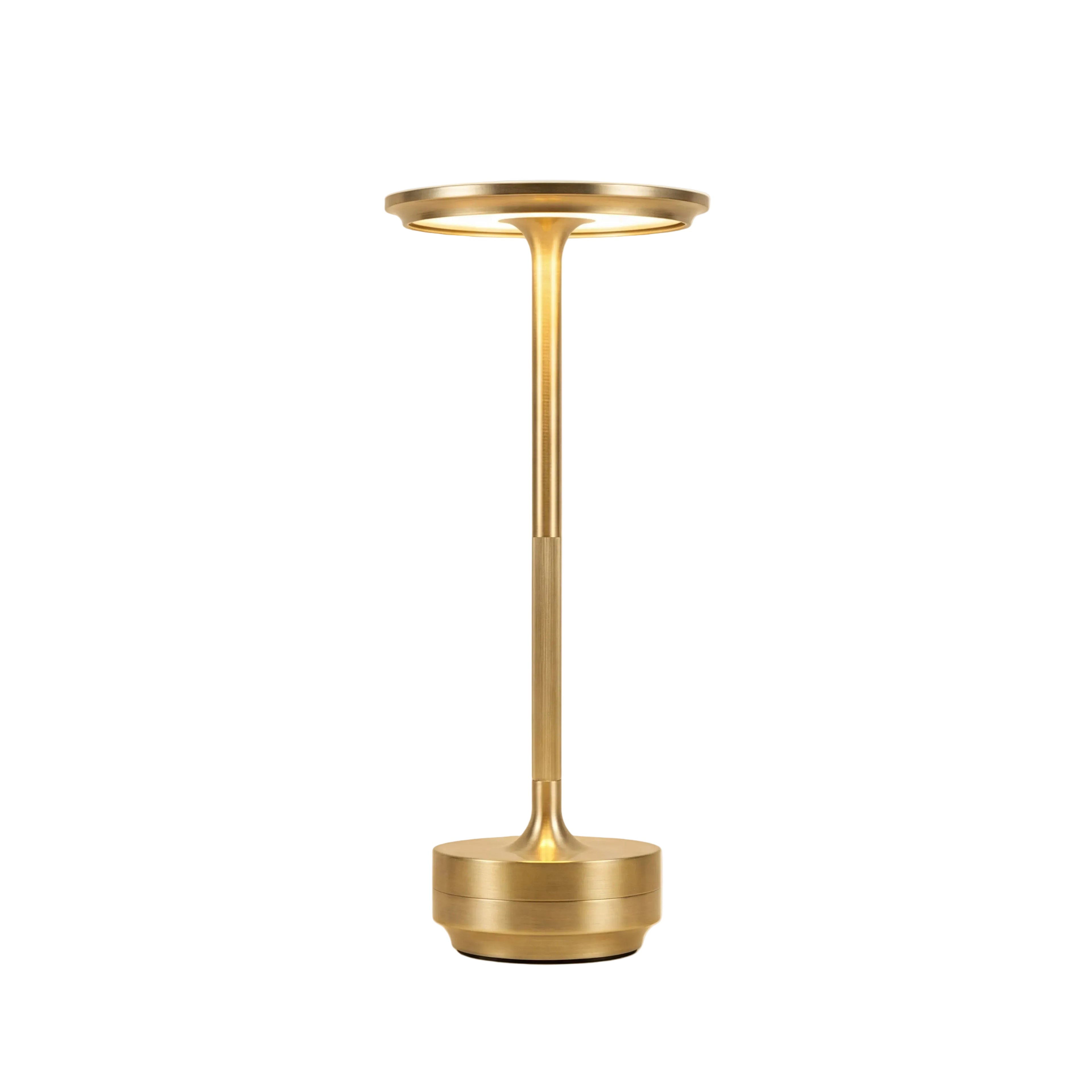 Lux Dimmer Table Lamp Gold D 3.5" × H 11" (D 9 × H 28 cm) Glowryte