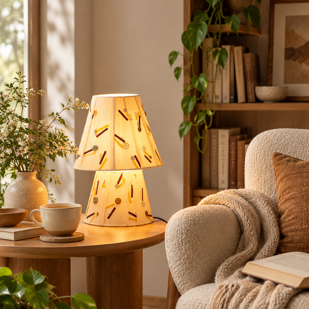 Colette Embroidered Fabric Table Lamp Glowryte