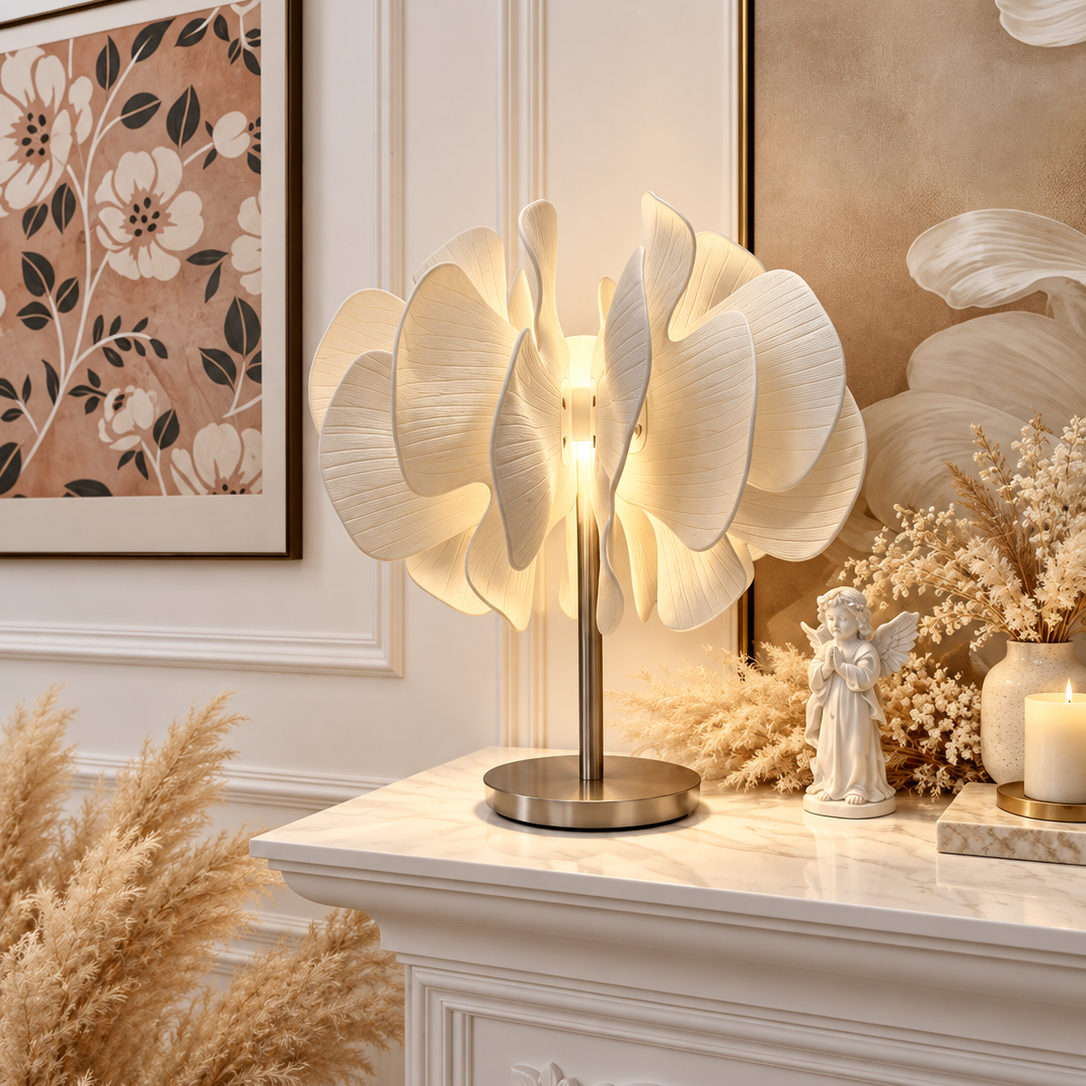 Curated Study Desk & Credenza Vignette