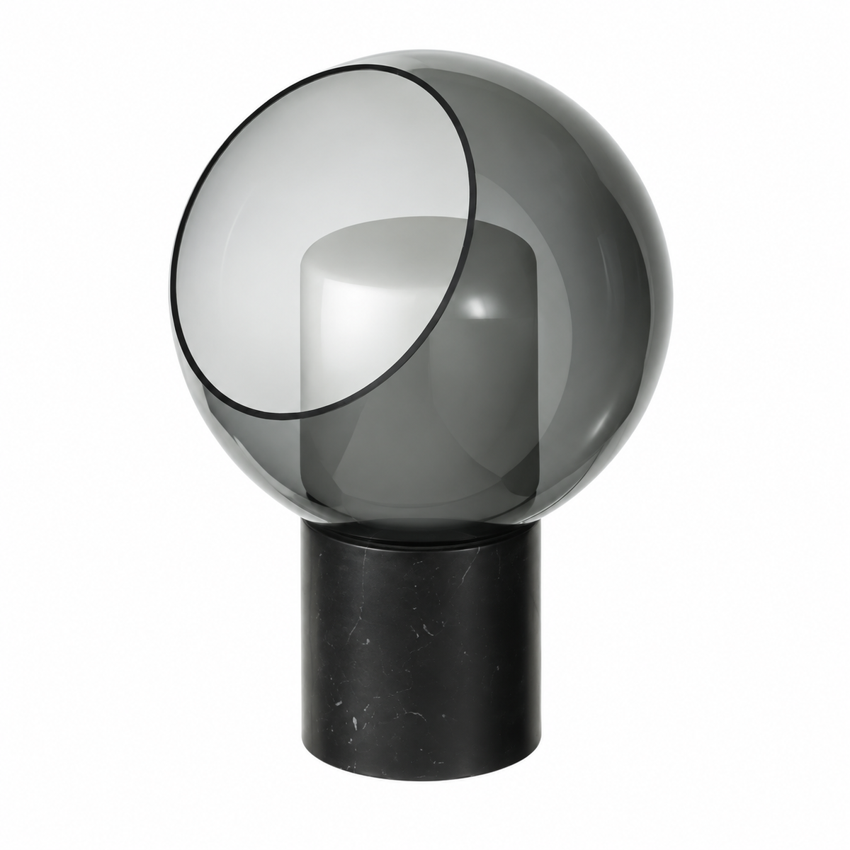Eclipse Alabaster Table Lamp Dia 25 cm (9.8″) × H 35 cm (13.8″) Glowryte