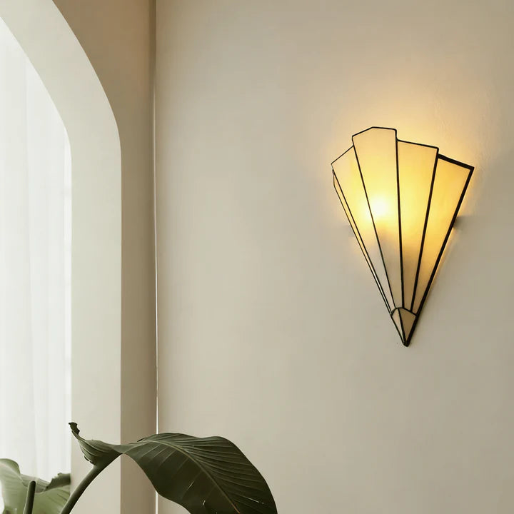Elowen Deco Fan Sconce Glowryte