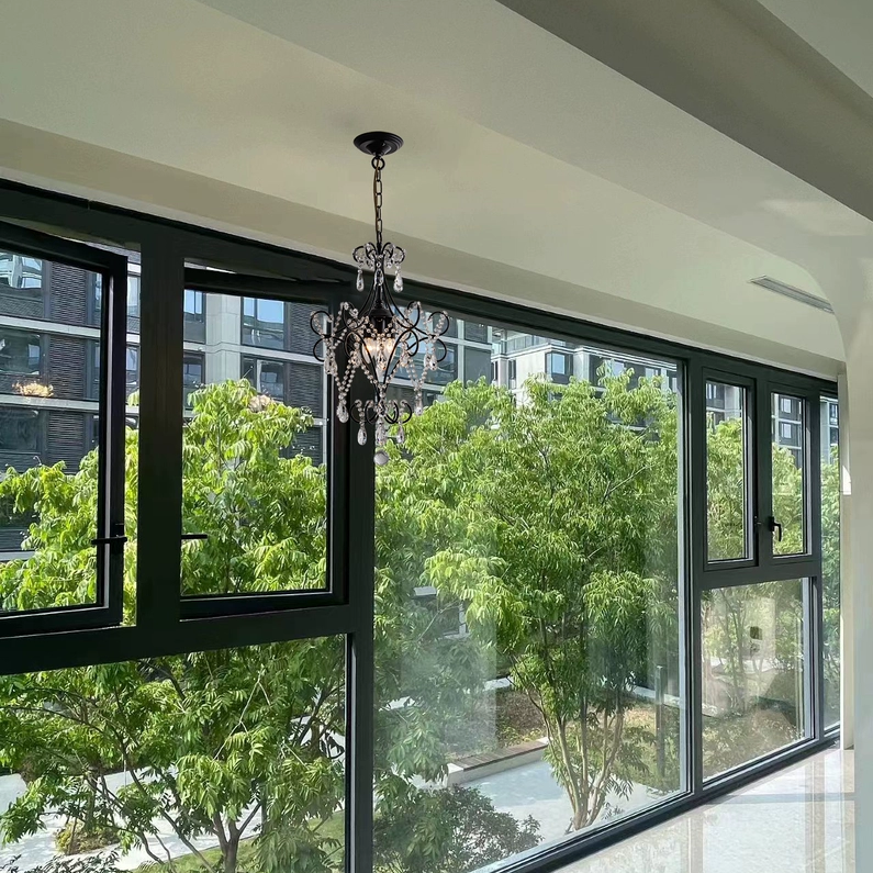 Evangeline Vintage Crystal Chandelier Glowryte