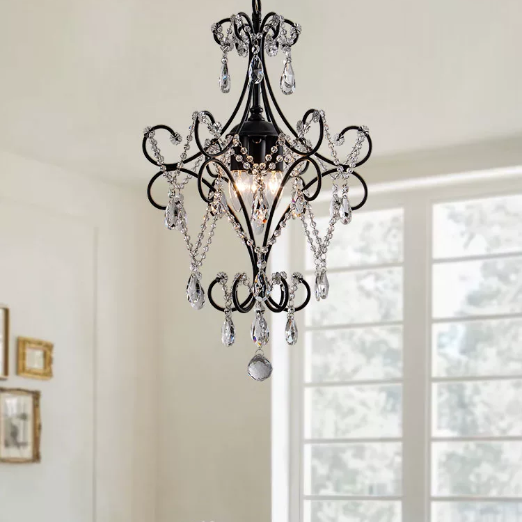 Evangeline Vintage Crystal Chandelier Glowryte