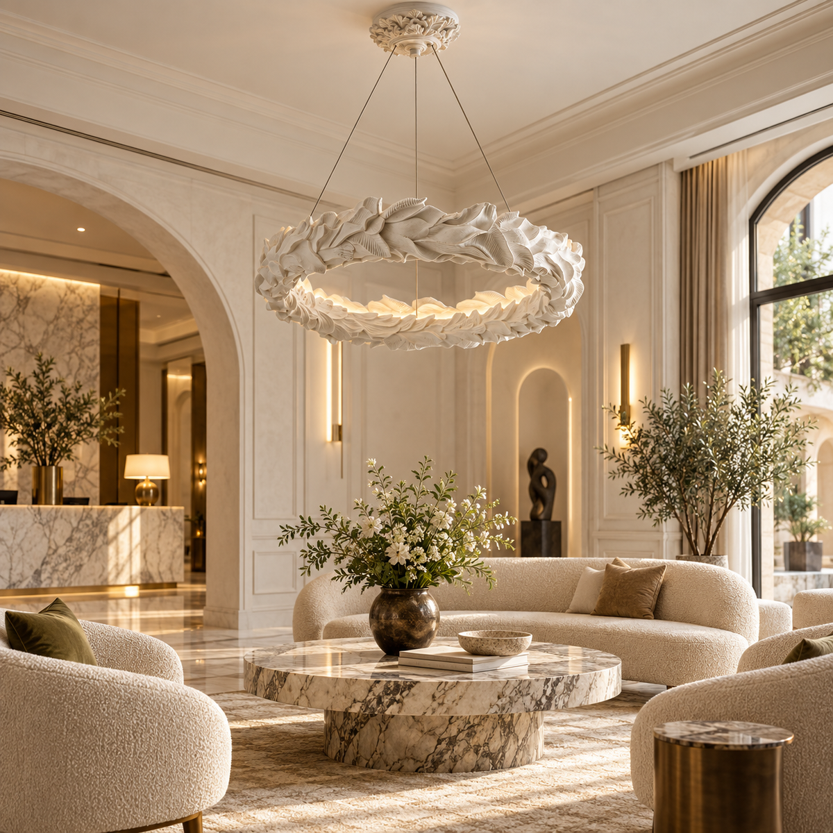 Modern Living Room Centerpiece
