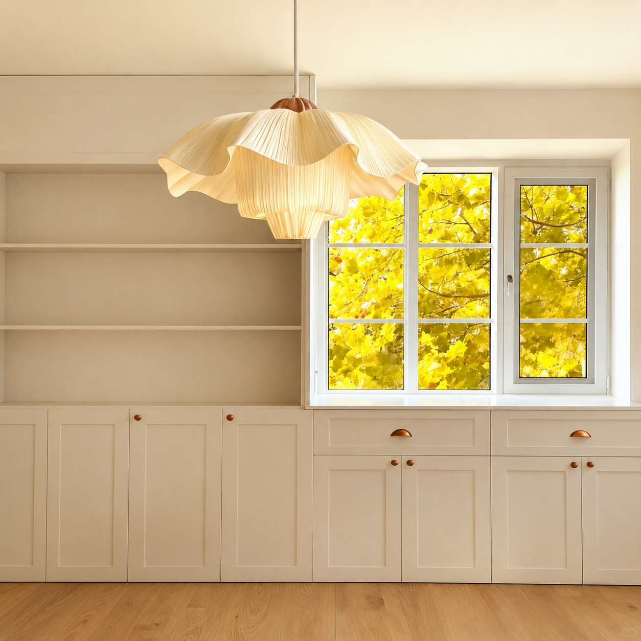 Fleur French Linen Pendant Light Glowryte