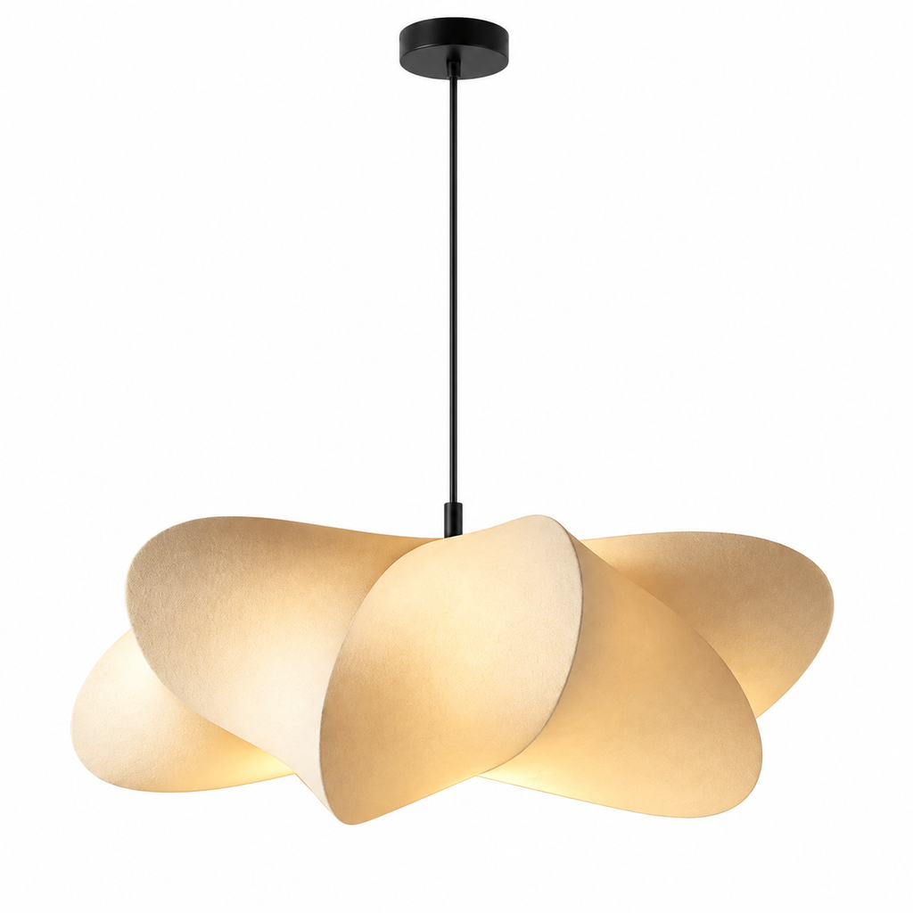 Floria Sculptural Silk Petal Pendant Light