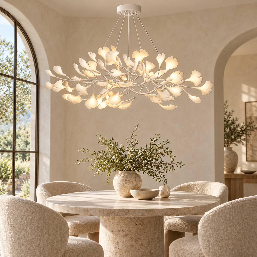 Gingko Bough Chandelier Glowryte