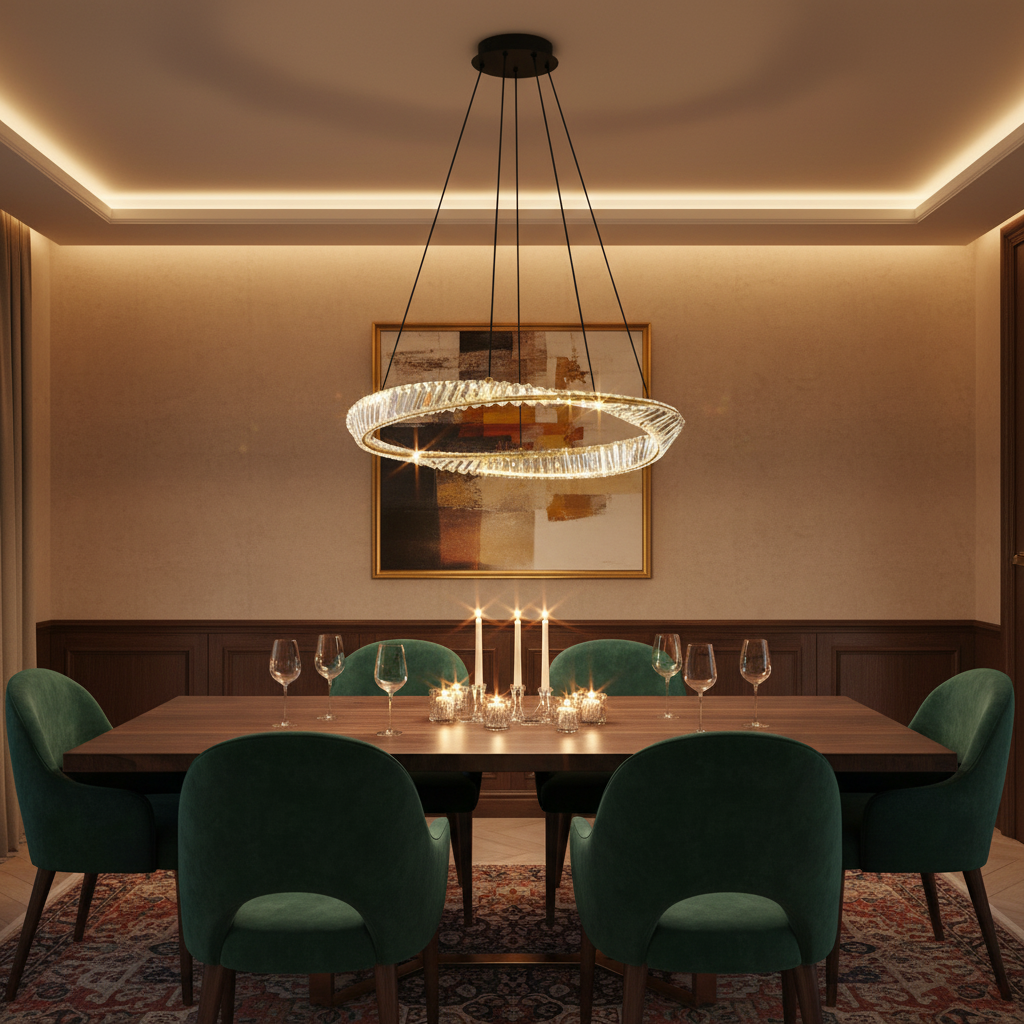 Vela Flow Chandelier Lumiora